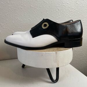 Dunion Black and White Miles Slip On Loafers Size  8M